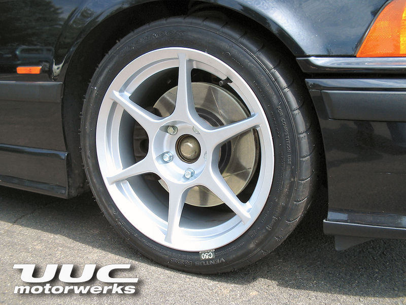 Front & Rear Kit Approved Performance E6676 E36 Performance Drilled/Slotted Brake Rotors and Ceramic Pads 